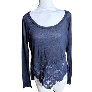 Free People That's Amore blue top medium